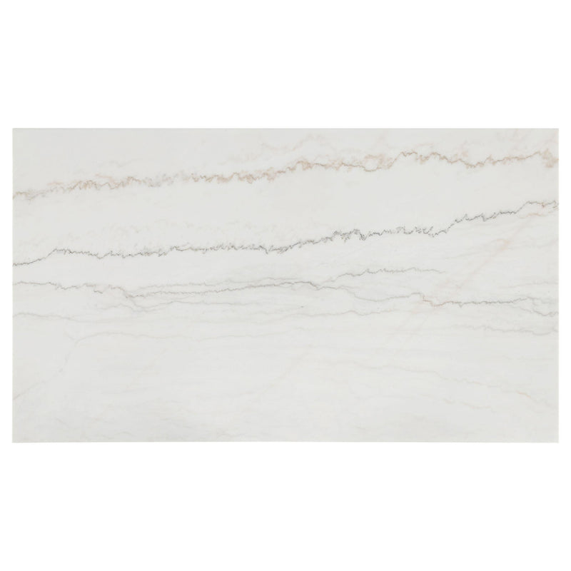 Averill 72-inch Rectangular White Marble Top Dining Table Coffee Bean - 121291