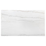 Averill 72-inch Rectangular White Marble Top Dining Table Coffee Bean - 121291