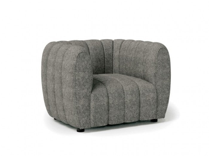 Aversa Charcoal Gray Chair - FM61002GY-CH