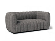 Aversa Charcoal Gray Loveseat - FM61002GY-LV