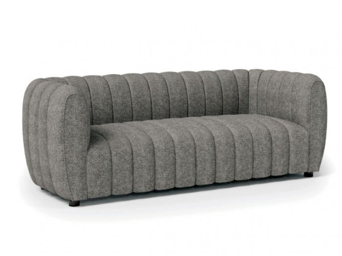 Aversa Charcoal Gray Sofa - FM61002GY-SF