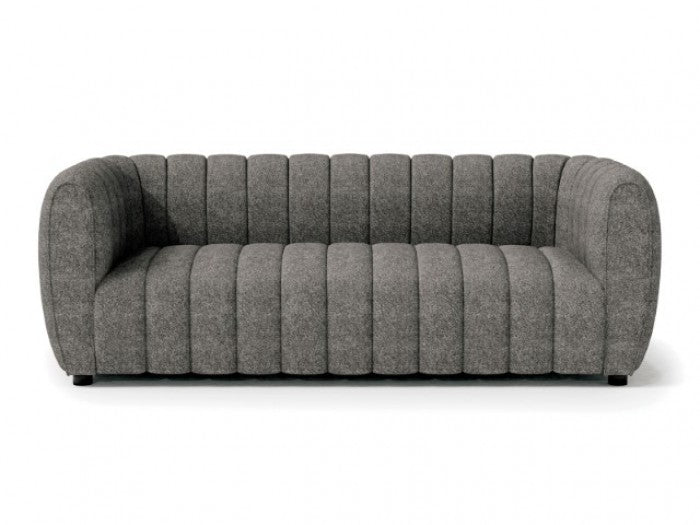 Aversa Charcoal Gray Sofa - FM61002GY-SF