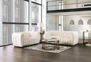 Aversa Off-White Loveseat - FM61002WH-LV