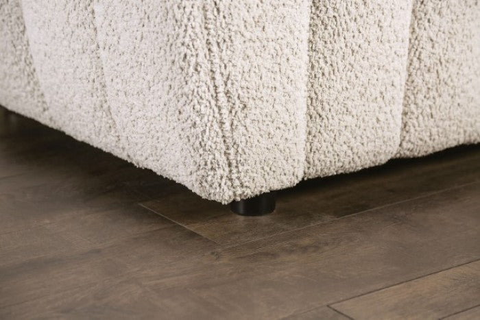 Aversa Off-White Loveseat - FM61002WH-LV