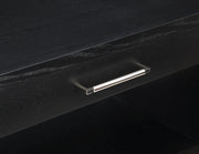 Avery Solid Wood And Ash Veneer Nightstand in Black - 872Black-NS