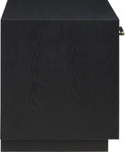 Avery Solid Wood And Ash Veneer Nightstand in Black - 872Black-NS