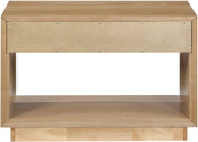 Avery Solid Wood And Ash Veneer Nightstand in Natural - 872Oak-NS
