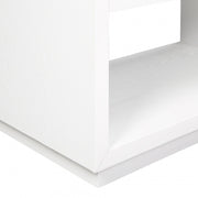Avery Solid Wood And Ash Veneer Nightstand in White - 872White-NS