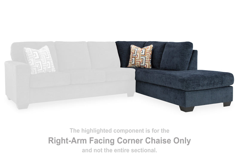Aviemore Ink Right-Arm Facing Corner Chaise - 2430317