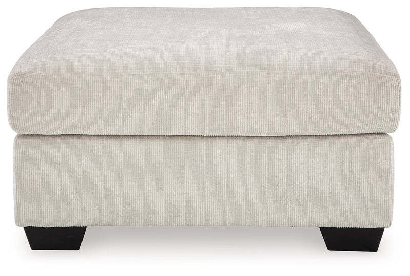 Aviemore Stone Oversized Accent Ottoman - Gate FurnitureOttoman