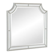 Avondale Silver Mirrored Upholstered Panel Bedroom Set - Gate FurnitureBedroom Set