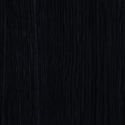Avro Cane, Solid Wood And Oak Veneer 2pc. Desk in Black - 77051Black-T-2PC
