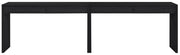 Avro Cane, Solid Wood And Oak Veneer 2pc. Desk in Black - 77051Black-T-2PC