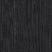Avro Cane, Solid Wood And Oak Veneer 3pc. Desk in Black - 77073Black-T