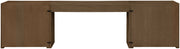 Avro Cane, Solid Wood And Oak Veneer 3pc. Desk in Brown - 77073Brown-T