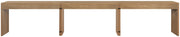 Avro Cane, Solid Wood And Oak Veneer 3pc. Desk in Natural - 77051Natural-T-3PC