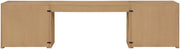 Avro Cane, Solid Wood And Oak Veneer 3pc. Desk in Natural - 77073Natural-T