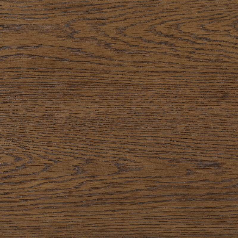 Avro Cane, Solid Wood And Oak Veneer Desk in Brown - 77051Brown-T