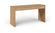 Avro Cane, Solid Wood And Oak Veneer Desk in Natural - 77051Natural-T