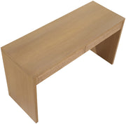 Avro Cane, Solid Wood And Oak Veneer Desk in Natural - 77051Natural-T