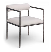 Axis Linen Textured Fabric Upholstered Dining Chair in Beige, Set of 2 - 88090Beige-C