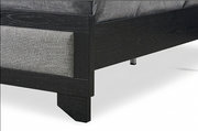 Aya Black  King Bed - AYA-BK-K-BED