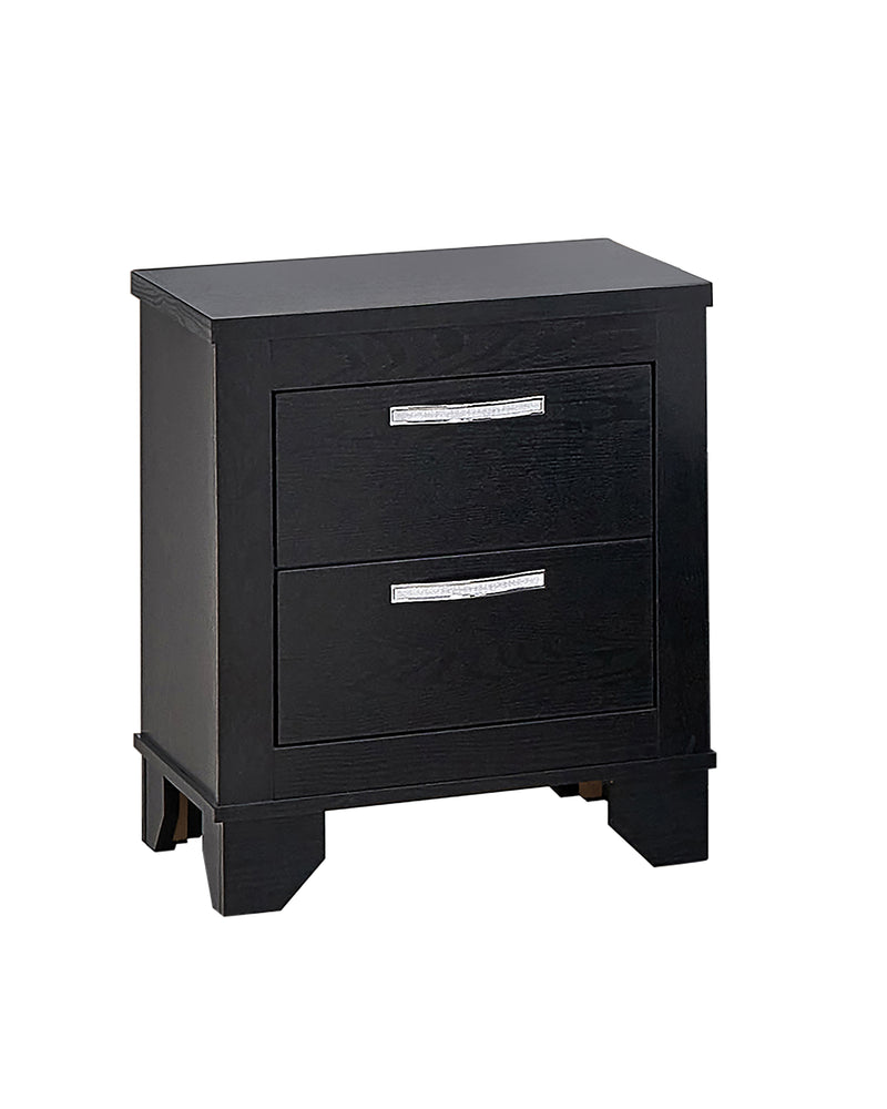 Aya Black  Nightstand - AYA-BLK-NS
