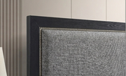 Aya Black Twin Bed - AYA-BK-T-BED