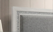 Aya White  King Bed - AYA-WT-K-BED