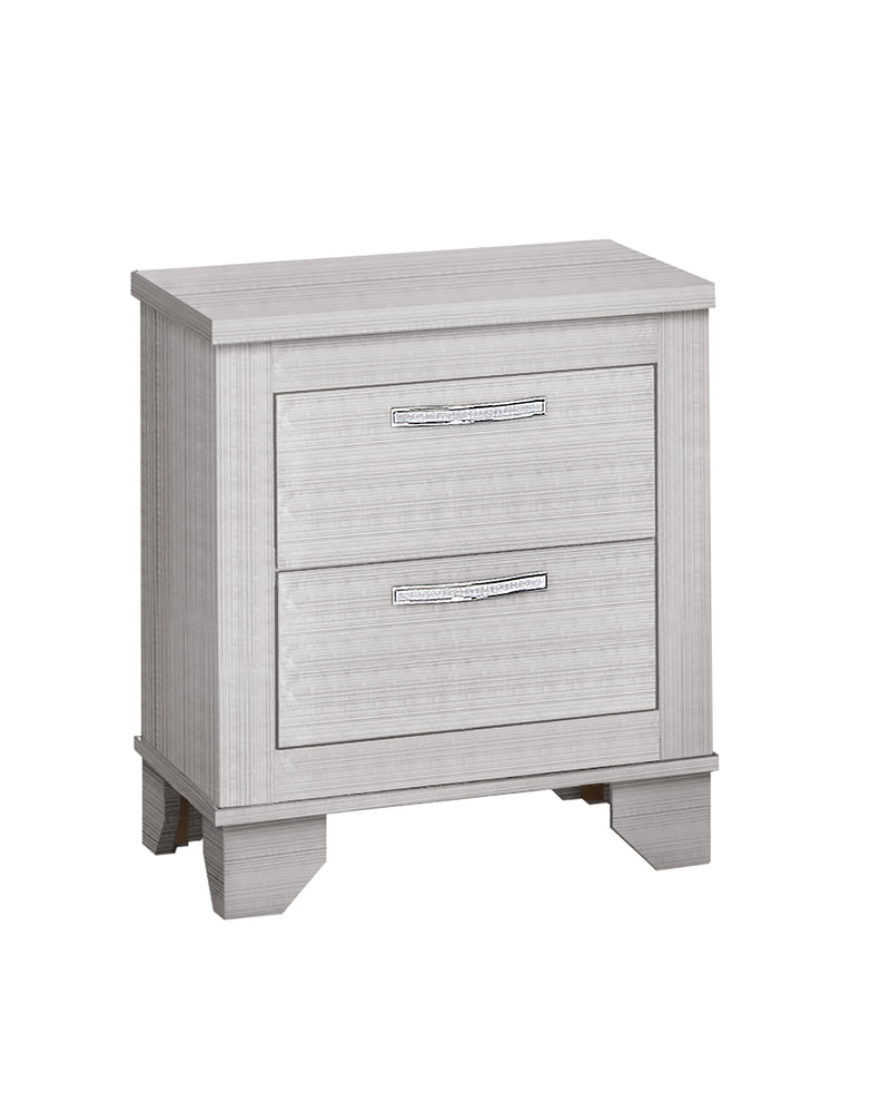 Aya White  Nightstand - AYA-WH-NS