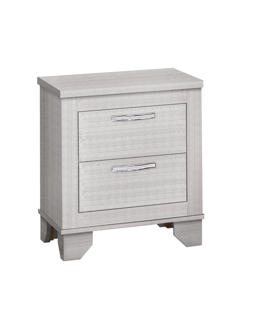 Aya White  Nightstand - AYA-WH-NS
