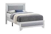 Aya White Twin Bed - AYA-WT-T-BED