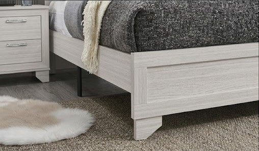 Aya White Twin Bed - AYA-WT-T-BED