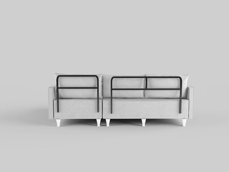 Aybuke Sectional in Grey - 700-AYB-GREY-S