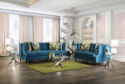 Azuletti Dark Teal/Apple Green Sofa - SM2219-SF