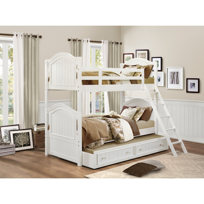 B1799-1*R (4) Twin/Twin Bunk Bed with Twin Trundle - B1799-1*R