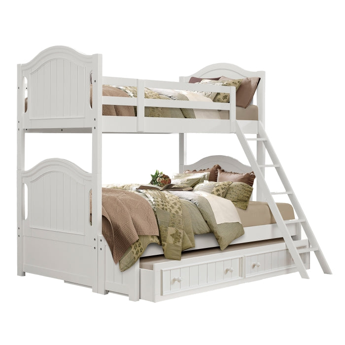 B1799-1F*R (5) Twin/Full Bunk Bed with Twin Trundle - B1799-1F*R