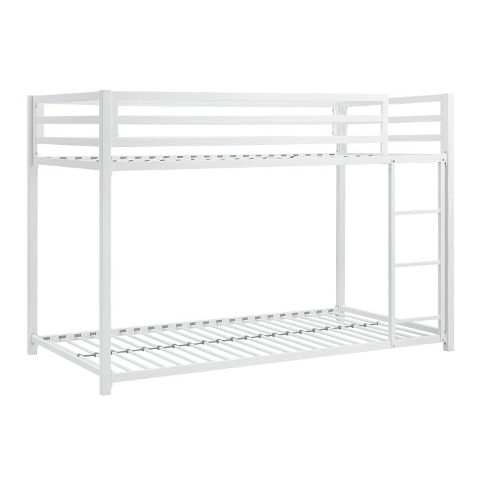 B2010WH-1 Twin/Twin Bunk Bed - B2010WH-1