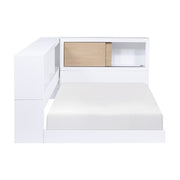 B2012BCT-1BC* (4) Twin Bookcase Corner Platform Bed - B2012BCT-1BC*