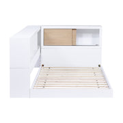 B2012BCT-1BC* (4) Twin Bookcase Corner Platform Bed - B2012BCT-1BC*