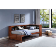 B2013BCDC-1BC* (3) Twin Bookcase Corner Platform Bed - B2013BCDC-1BC*