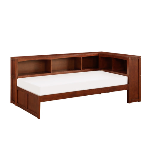 B2013BCDC-1BC* (3) Twin Bookcase Corner Platform Bed - B2013BCDC-1BC*