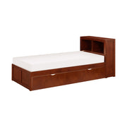 B2013BCDC-1R* (3) Twin Bookcase Platform Bed with Twin Trundle - B2013BCDC-1R*