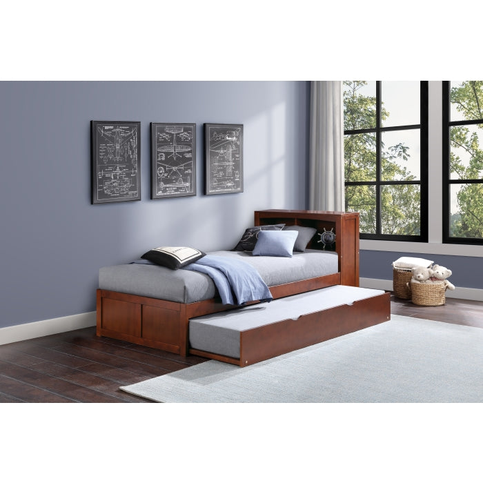 B2013BCDC-1R* (3) Twin Bookcase Platform Bed with Twin Trundle - B2013BCDC-1R*