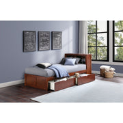 B2013BCDC-1T* (3) Twin Bookcase Platform Bed with Storage Boxes - B2013BCDC-1T*