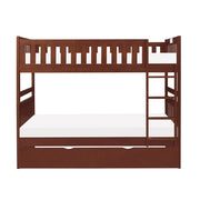 B2013DC-1*R (4) Twin/Twin Bunk Bed with Twin Trundle - B2013DC-1*R