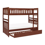 B2013DC-1*R (4) Twin/Twin Bunk Bed with Twin Trundle - B2013DC-1*R