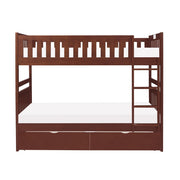 B2013DC-1*T (4) Twin/Twin Bunk Bed with Storage Boxes - B2013DC-1*T