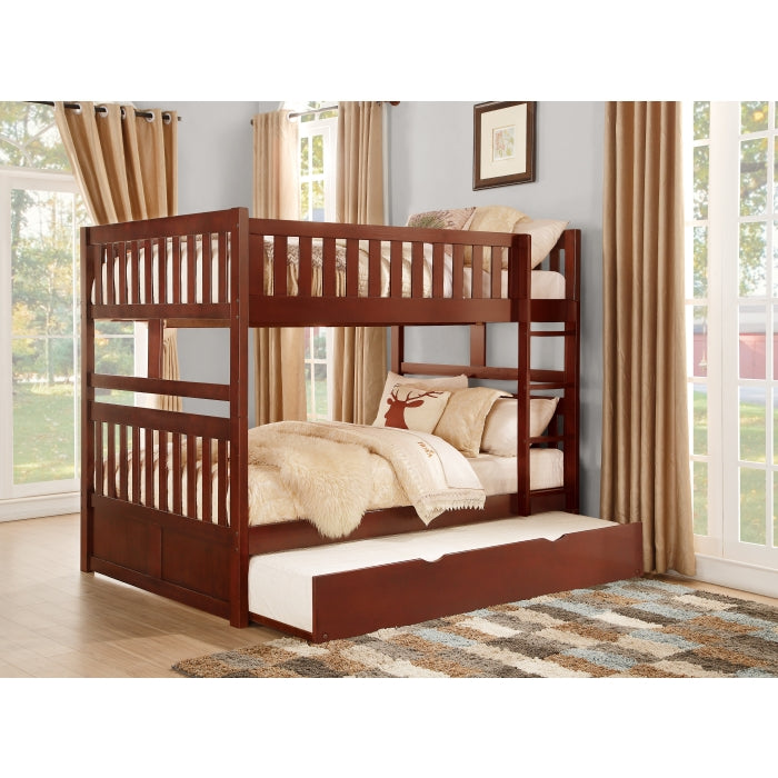 B2013FFDC-1*R (4) Full/Full Bunk Bed with Twin Trundle - B2013FFDC-1*R