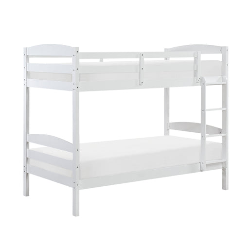 B2022WH-1 Twin/Twin Bunk Bed - B2022WH-1